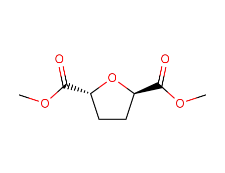 Molecular Structure of 10260-41-0 (Tetrahydro-2,5-furandicarboxylic acid dimethyl ester)