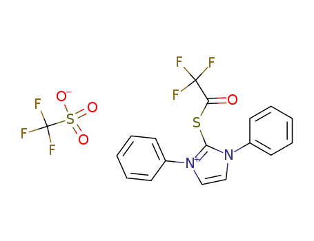 1,3-Diphenyl-2-(trifluoroacetyl)thio-1,3-imidazolium triflate