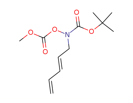 Carbamic acid, [(methoxycarbonyl)oxy]-2,4-pentadienyl-,
1,1-dimethylethyl ester, (E)-