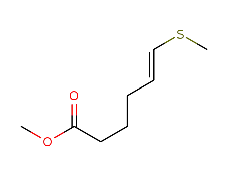 5-Hexenoic acid, 6-(methylthio)-, methyl ester, (E)-