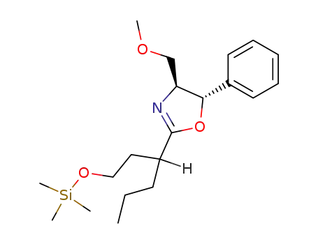 (4S,5S)-4-Methoxymethyl-5-phenyl-2-[1-(2-trimethylsilanyloxy-ethyl)-butyl]-4,5-dihydro-oxazole