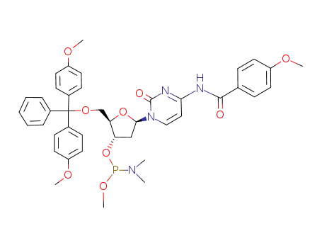 3'-O-<(N,N-Dimethylamino)methoxyphosphino>-N<sup>6</sup>-anisoyl-5'-O-(dimethoxytrityl)-2'-deoxycytidine