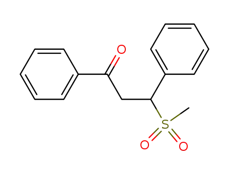 3-(methylsulfonyl)-1,3-diphenylpropan-1-one