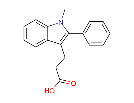 3-(1-methyl-2-phenyl-indol-3-yl)-propionic acid