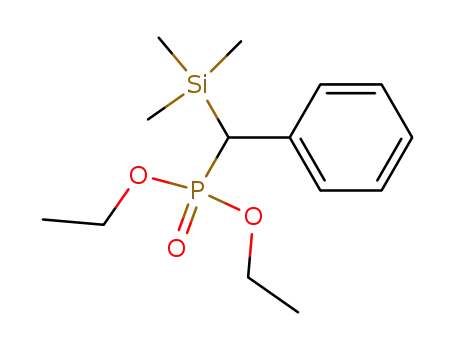 Phosphonic acid, [phenyl(trimethylsilyl)methyl]-, diethyl ester
