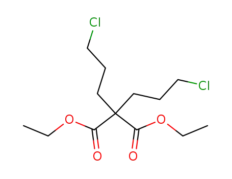 Molecular Structure of 79899-30-2 (Propanedioic acid, bis(3-chloropropyl)-, diethyl ester)
