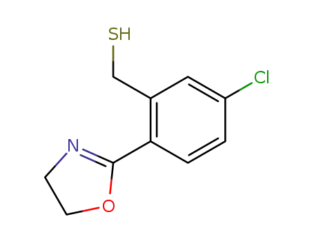 Molecular Structure of 82891-89-2 (2-<2-(methylthio)-4-chlorophenyl>-2-oxazoline)