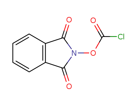Molecular Structure of 15263-19-1 (1H-Isoindole-1,3(2H)-dione, 2-[(chlorocarbonyl)oxy]-)