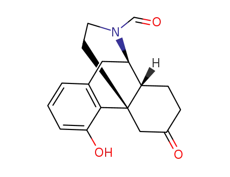 (-)-4-hydroxy-N-formylmorphinan-6-one