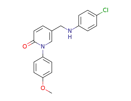5-((4-chlorophenylamino)methyl)-1-(4-methoxyphenyl)pyridin-2(1H)-one