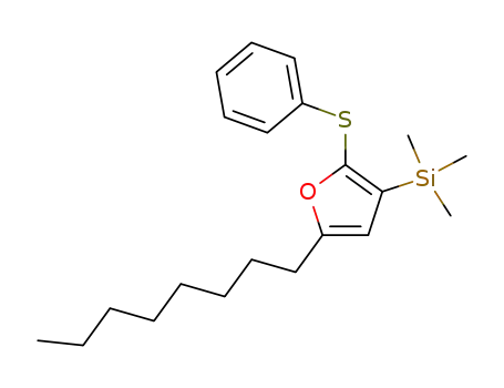 2-(Phenylthio)-3-(trimethylsilyl)-5-octylfuran