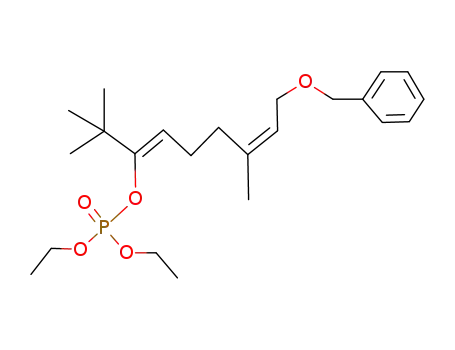 (3Z,7Z)-9-benzyloxy-2,2,7-trimethyl-3,7-nonadien-3-yl diethyl phosphate
