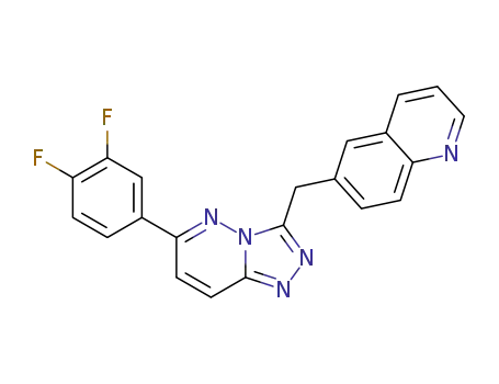 6-((6-(3,4-difluorophenyl)[1,2,4]triazolo[4,3-b]pyridazin-3-yl)-methyl)quinoline