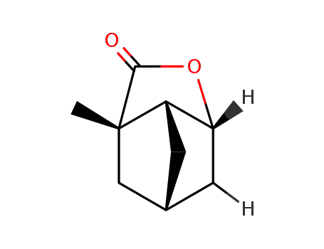 Molecular Structure of 38335-10-3 (3,5-Methano-2H-cyclopenta[b]furan-2-one, hexahydro-3-methyl-)