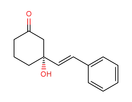 (R,E)-3-hydroxy-3-styrylcyclohexanone