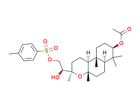 (14S)-ent-3β-acetoxy-15-(tosyloxy)-8,13β-epoxylabdan-14-ol
