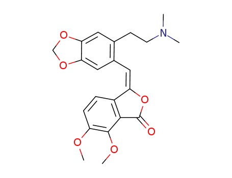 1(3H)-Isobenzofuranone,3-[[6-[2-(dimethylamino)ethyl]-1,3-benzodioxol-5-yl]methylene]-6,7-dimethoxy-,(E)- (9CI)