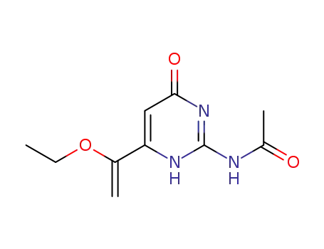 N-[6-(1-ethoxyethenyl)-4-oxo-1,4-dihydropyrimidin-2-yl]acetamide
