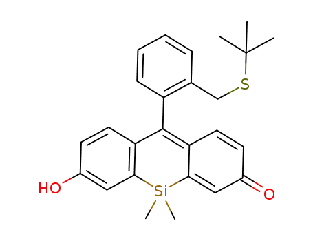 9-{2-[(tert-butylsulfanyl)methyl]phenyl}-13-hydroxy-2,2-dimethyl-2-silatricyclo[8.4.0.0^{3,8}]tetradeca-1<sup>(10)</sup>,3,6,8,11,13-hexaen-5-one