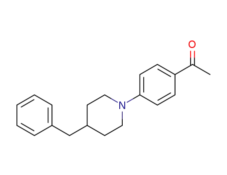 Molecular Structure of 1175944-69-0 (1-[4-(4-benzylpiperidin-1-yl)phenyl]ethanone)