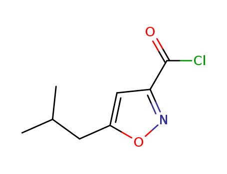 3-ISOXAZOLECARBONYL CHLORIDE,5-(2-METHYLPROPYL)-