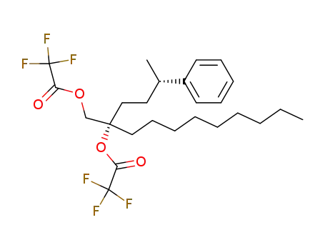 Trifluoro-acetic acid (S)-1-((S)-3-phenyl-butyl)-1-(2,2,2-trifluoro-acetoxymethyl)-decyl ester