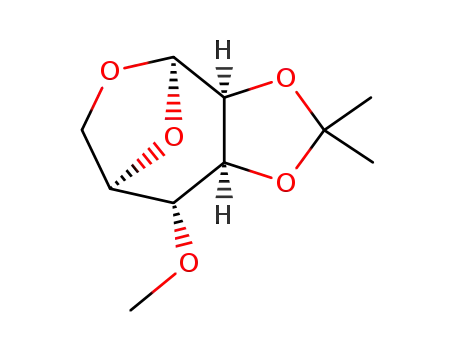 1,6-anhydro-2,3-di-O-isopropylidene-4-O-methyl-β-D-mannopyranose