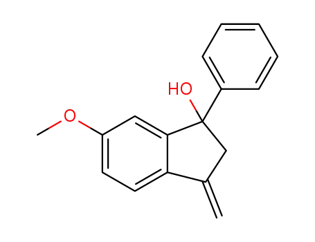 6-methoxy-3-methylene-1-phenylindan-1-ol