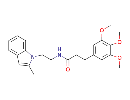 N-(2-(2-methyl-1H-indol-1-yl)ethyl)-3-(3,4,5-trimethoxyphenyl)propanamide