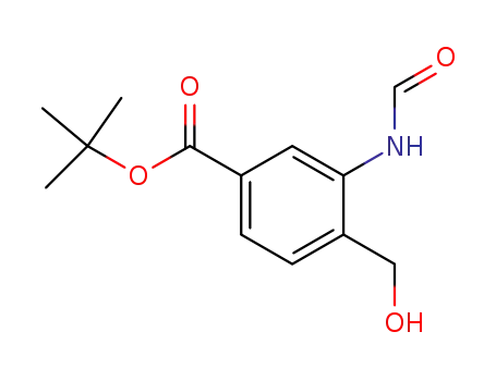Benzoic acid, 3-(formylamino)-4-(hydroxymethyl)-, 1,1-dimethylethyl
ester