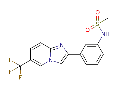 N-(3-(6-(trifluoromethyl)imidazo[1,2-a]pyridin-2-yl)phenyl)methanesulfonamide