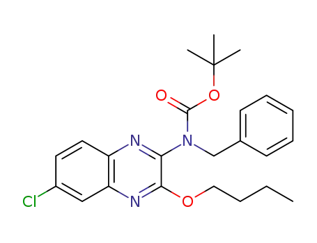 tert-butyl benzyl(3-butoxy-6-chloroquinoxalin-2-yl)carbamate