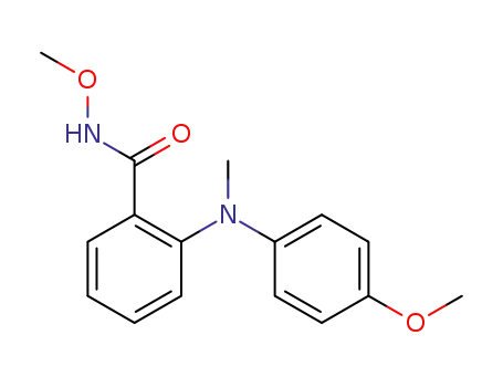 N-methoxy-2-((4-methoxyphenyl)(methyl)amino)benzamide