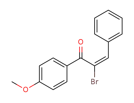 (E)-2-bromo-1-(4-methoxyphenyl)-3-phenylprop-2-en-1-one