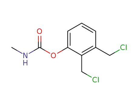 Molecular Structure of 22134-54-9 (2,3-bis(chloromethyl)phenyl methylcarbamate)
