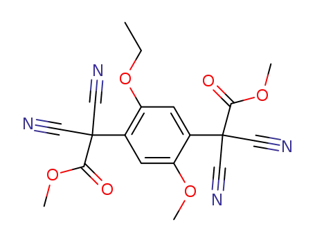 Dicyano-[4-(dicyano-methoxycarbonyl-methyl)-2-ethoxy-5-methoxy-phenyl]-acetic acid methyl ester