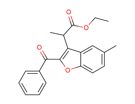 ethyl 2-(2-benzoyl-5-methylbenzofuran-3-yl)propanoate
