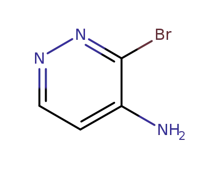 Molecular Structure of 55928-84-2 (4-Amino-3-bromopyridazine)