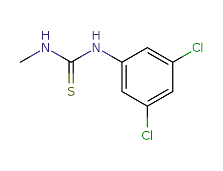 Molecular Structure of 60575-82-8 (Thiourea, N-(3,5-dichlorophenyl)-N'-methyl-)