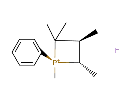 1<i>r</i>,2,2,3<i>t</i>,4<i>c</i>-pentamethyl-1-phenyl-phosphetanium; iodide