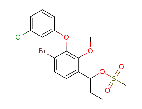 C<sub>17</sub>H<sub>18</sub>BrClO<sub>5</sub>S