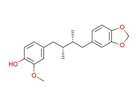 Phenol,4-[(2S,3R)-4-(1,3-benzodioxol-5-yl)-2,3-dimethylbutyl]-2-methoxy-