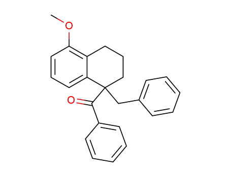 1-benzyl-1-benzoyl-5-methoxy-1,2,3,4-tetrahydronaphthalene