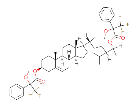 (24R,28R)-stigmast-5-ene-3β,28-diol bis(MTPA) ester