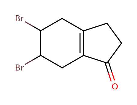 5,6-Dibromo-2,3,4,5,6,7-hexahydro-inden-1-one