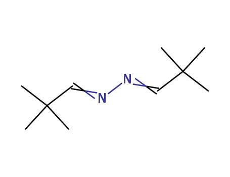 Molecular Structure of 19838-94-9 (Propanal, 2,2-dimethyl-, (2,2-dimethylpropylidene)hydrazone)