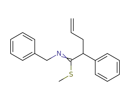 N-Benzyl-2-phenyl-pent-4-enimidothioic acid methyl ester