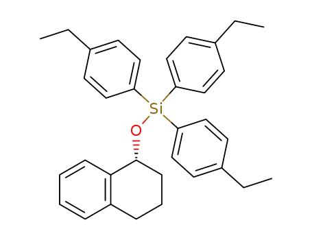 (R)-tris(4-ethylphenyl)((1,2,3,4-tetrahydronaphthalen-1-yl)oxy)-silane