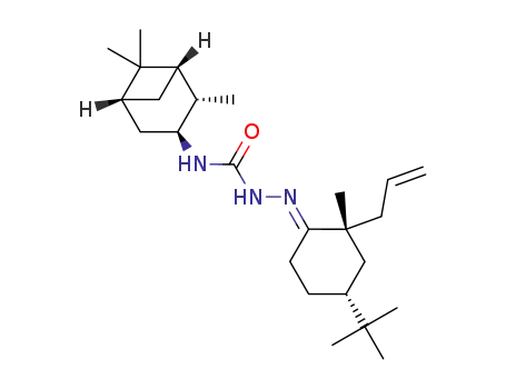 (E)-2-((2R,4R)-2-allyl-4-(tert-butyl)-2-methylcyclohexylidene)-N-((1S,2S,3S,5R)-2,6,6-trimethylbicyclo[3.1.1]heptan-3-yl)hydrazine-1-carboxamide