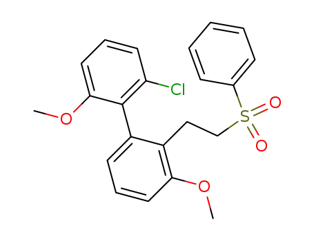2'-chloro-3,6'-dimethoxy-2-<2-(phenylsulfonyl)ethyl>biphenyl
